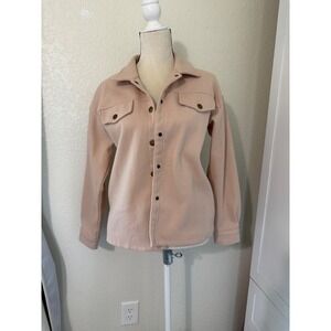 Camellia Women's Fleece Shacket, Size Small